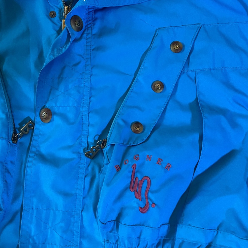Vintage 80s/90s blue one-piece ski snowboarding 🏂 suit ❄️⛷️Bogner Mens 38 - Picture 17 of 17